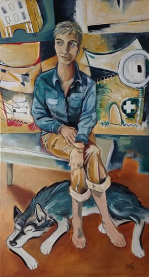 Kay Lovett self-portrait