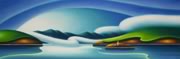 Race Rocks inspired painting