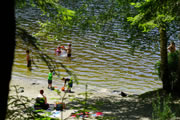 beach at Matheson Lake