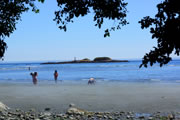 Witty's Beach and Haystock Islands